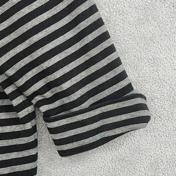 Ann Taylor Store Womens Striped Black & Gray 3/4 Sleeve 16PT - Picture 5 of 6